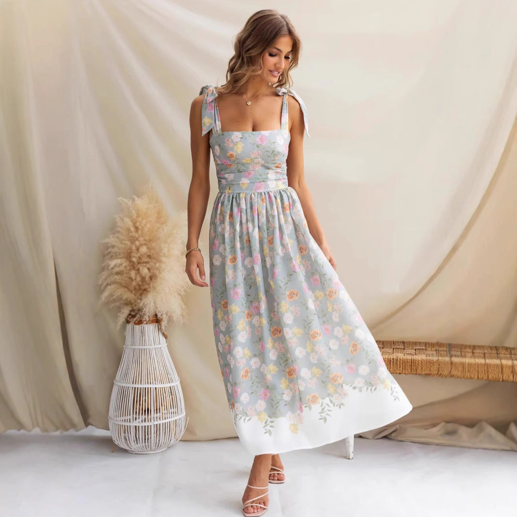 Robe ajustée Holiday Bloom à volants