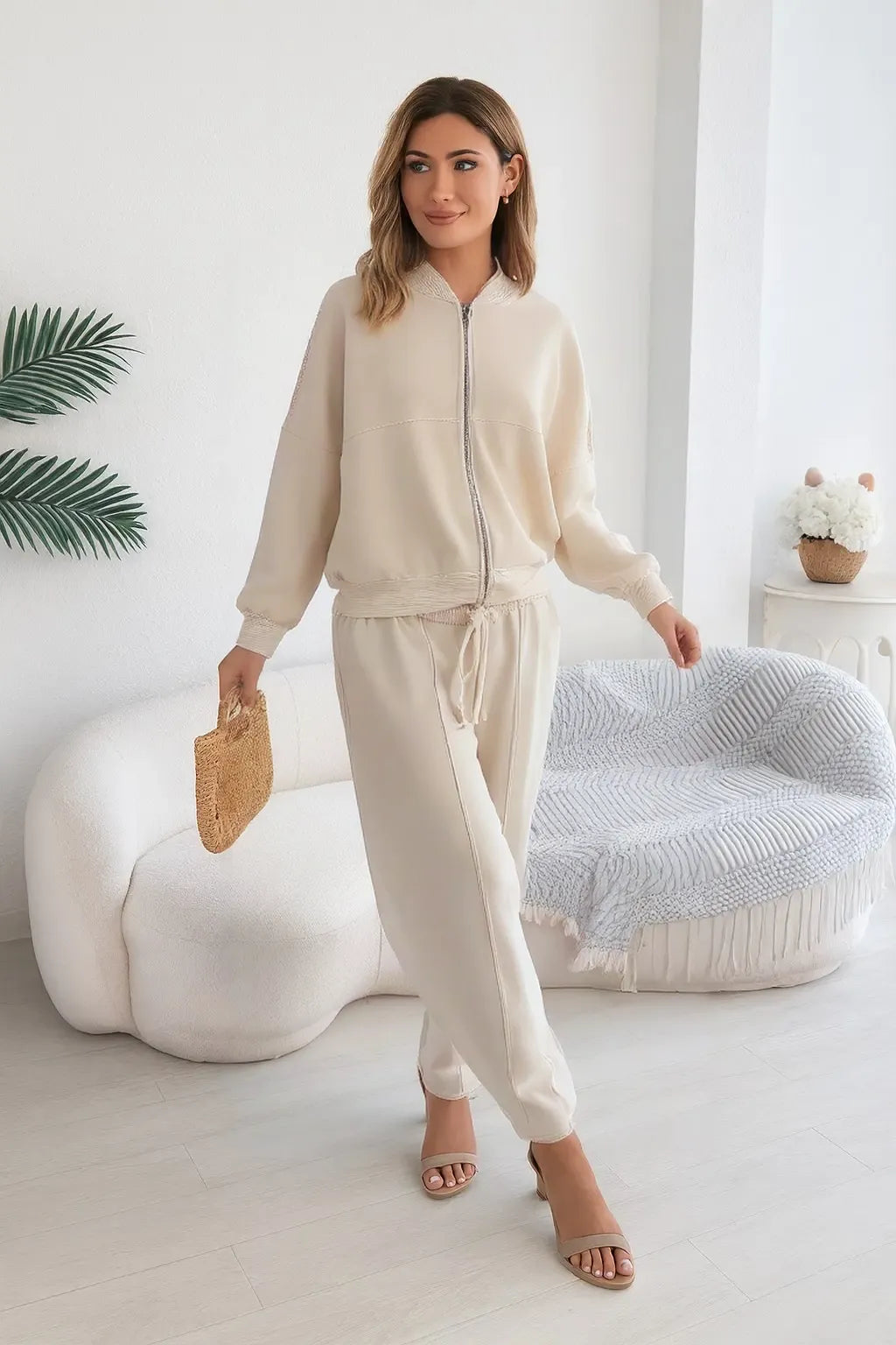 Cargo Bomber Jacket Set