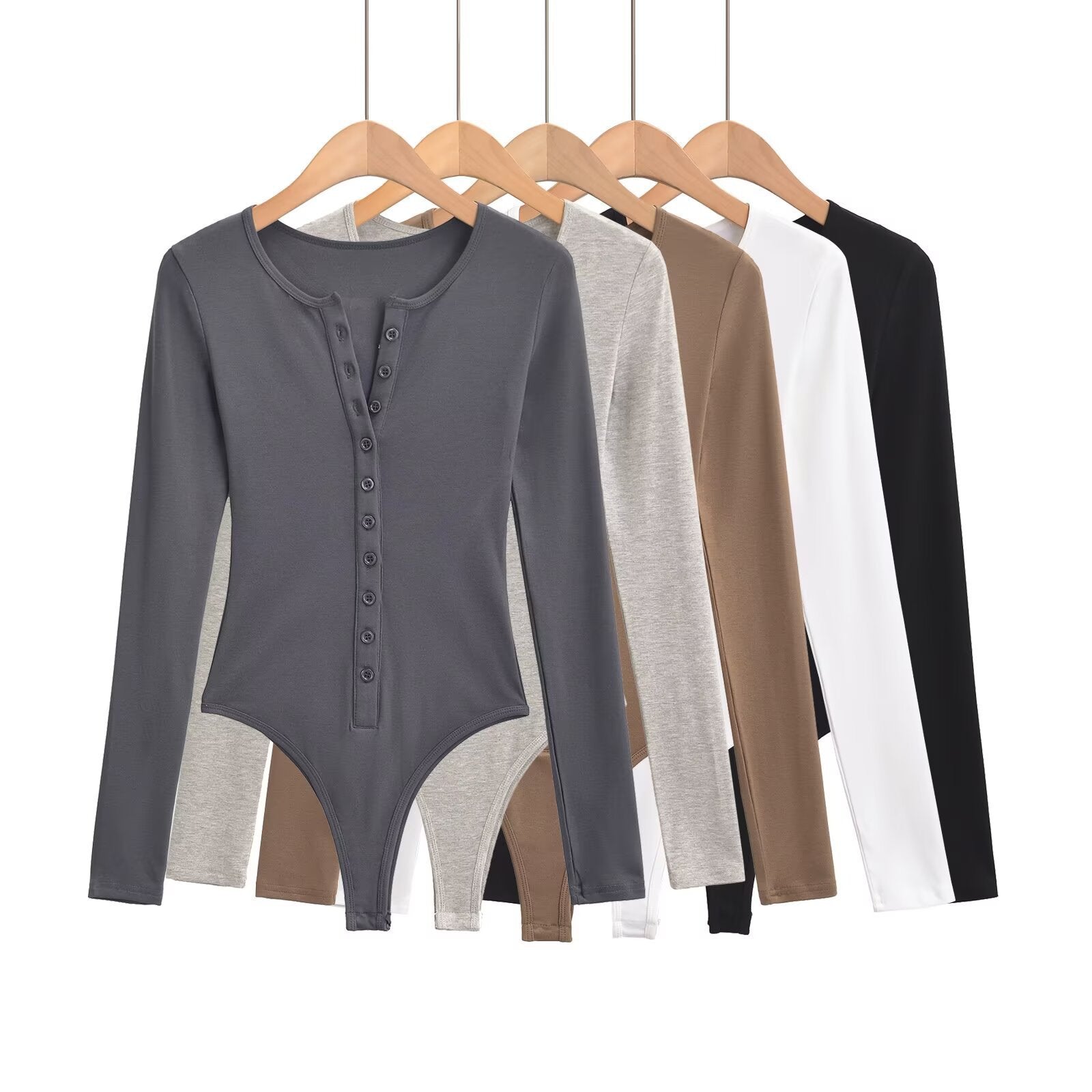 Buttoned Up Babe Bodysuit