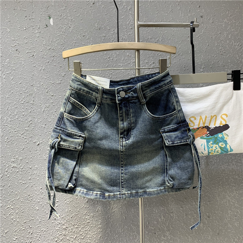Set New Limits Denim Mini Skirt