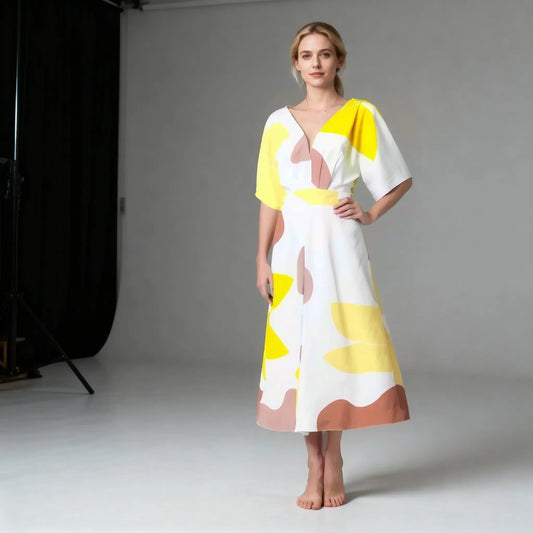 Sunmuse Bloom Vibe Midi Dress