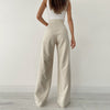 Wide Leg Twill Pants