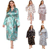 Late Night Bloom Luxe Floral Robe - Curve