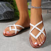 Crosswave Flat Sandals