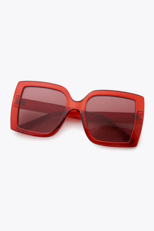 Acetate Lens Square Sunglasses - Lustreve
