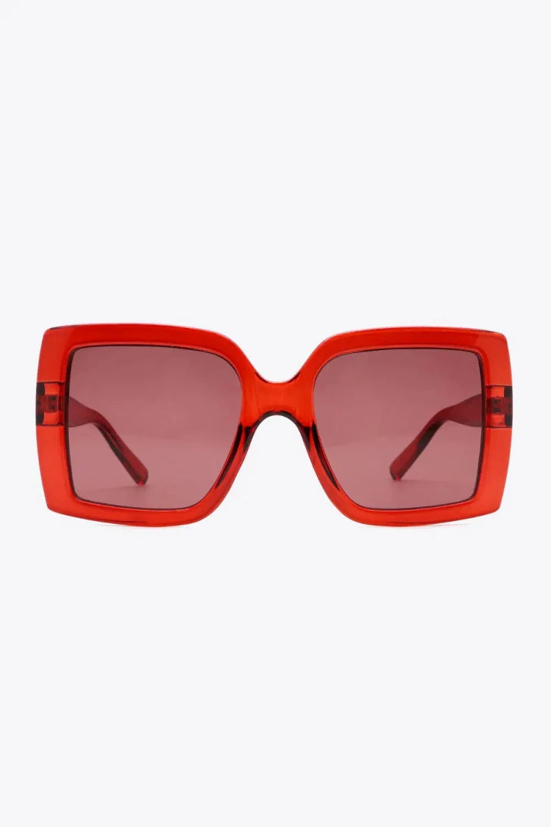 Acetate Lens Square Sunglasses - Lustreve