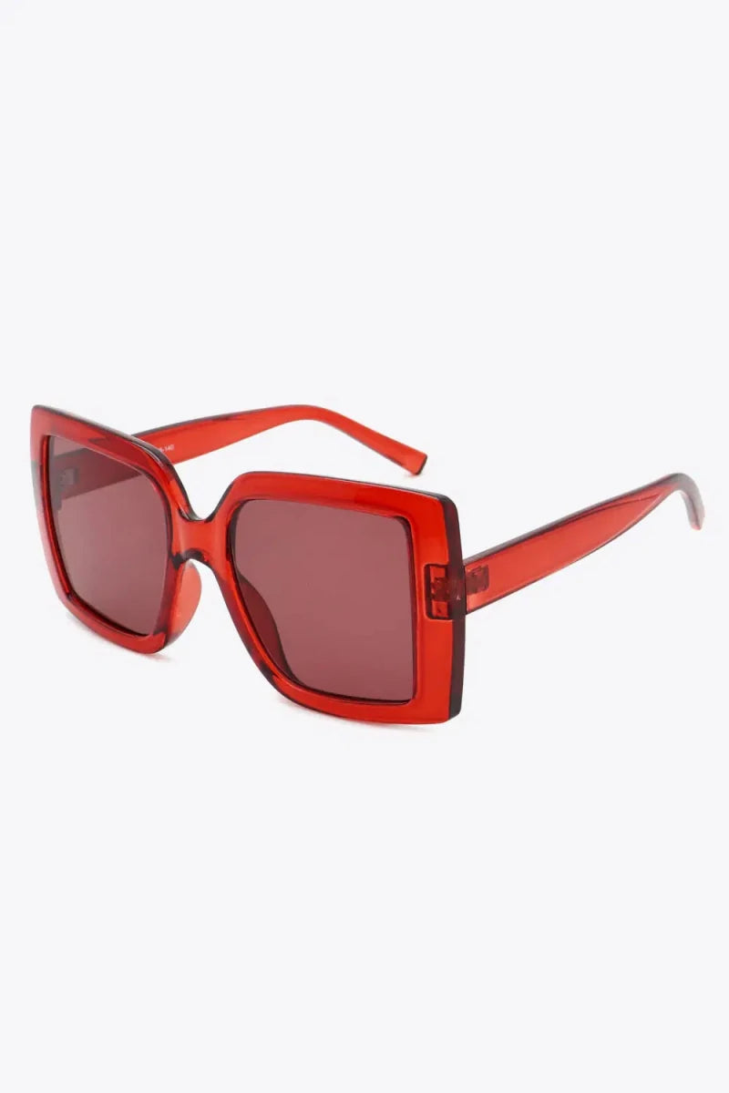 Acetate Lens Square Sunglasses - Lustreve