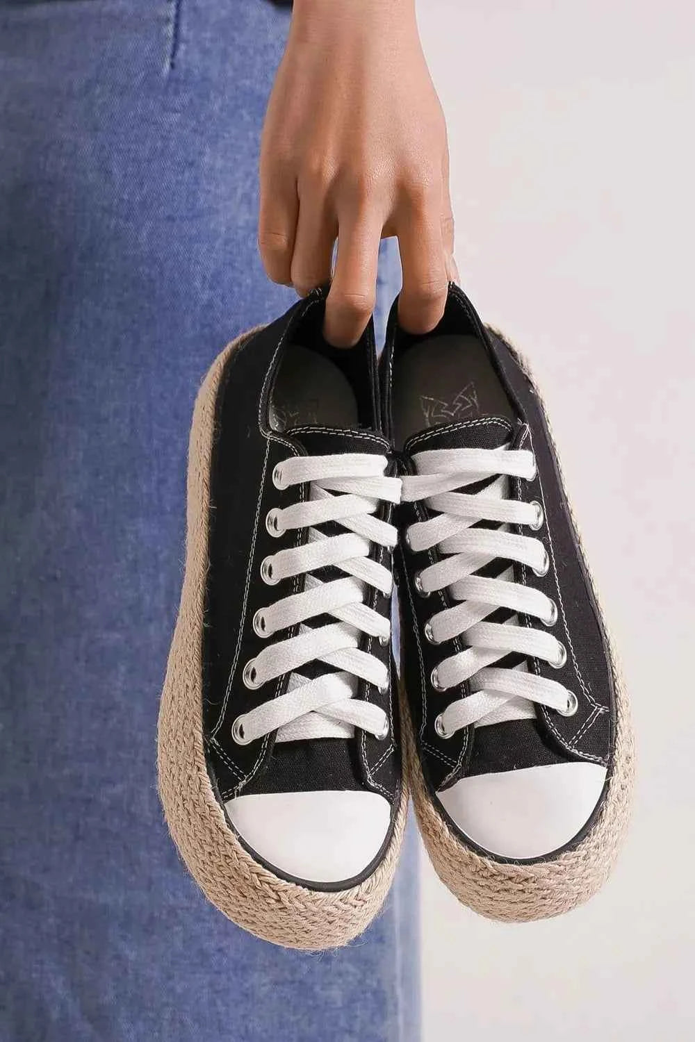 Boardwalk Woven Espadrille Sole Sneakers
