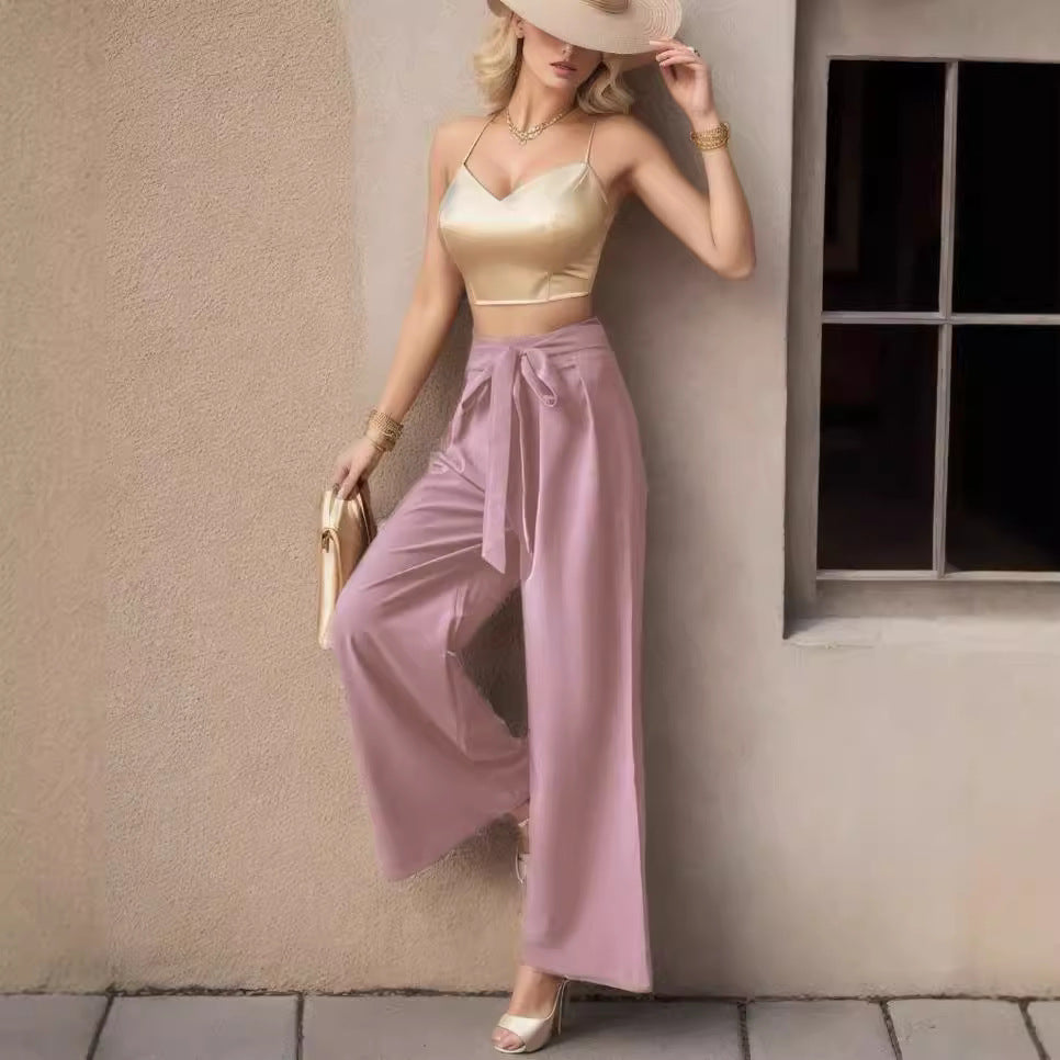 Vacation Mode Wide-Leg Pants