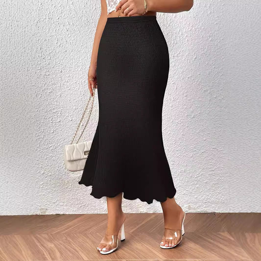 Sculpt & Sway Ribbed Knit Skirt