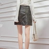 Missy Chic Faux Leather Mini Skirt