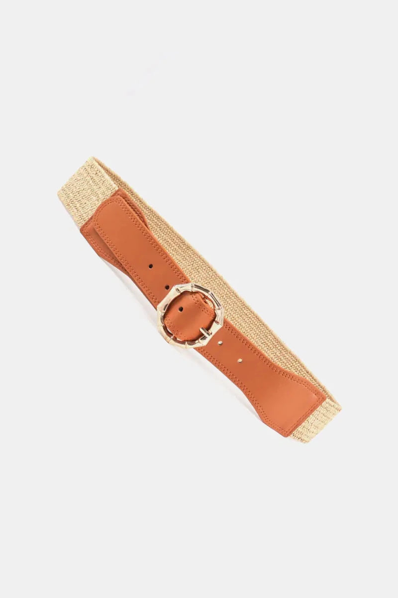 Alloy Buckle Braided Belt - Lustreve