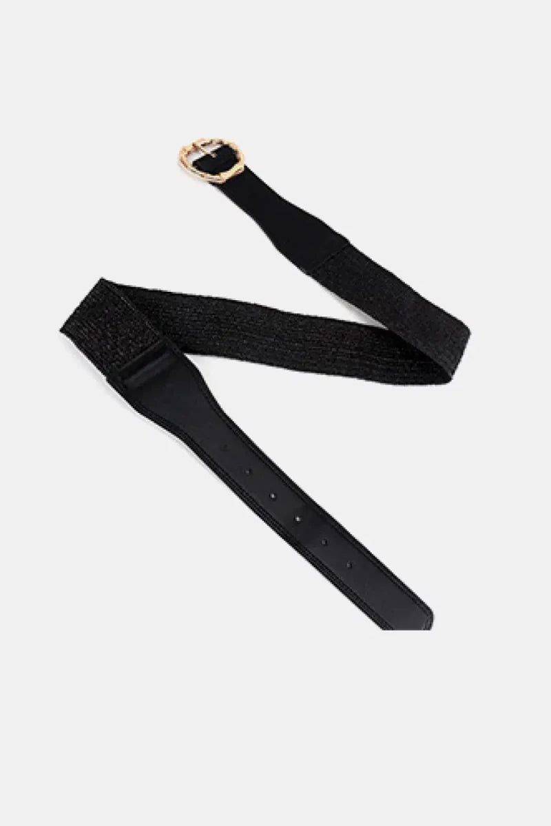 Alloy Buckle Braided Belt - Lustreve
