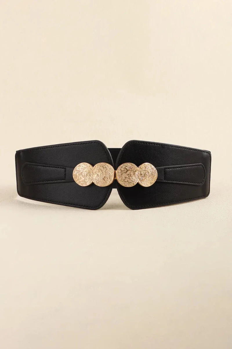 Alloy Buckle Elastic Belt - Lustreve