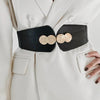 Alloy Buckle Elastic Belt - Lustreve