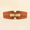 Alloy Buckle Elastic Belt - Lustreve
