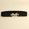 Alloy Buckle Elastic Belt - Lustreve