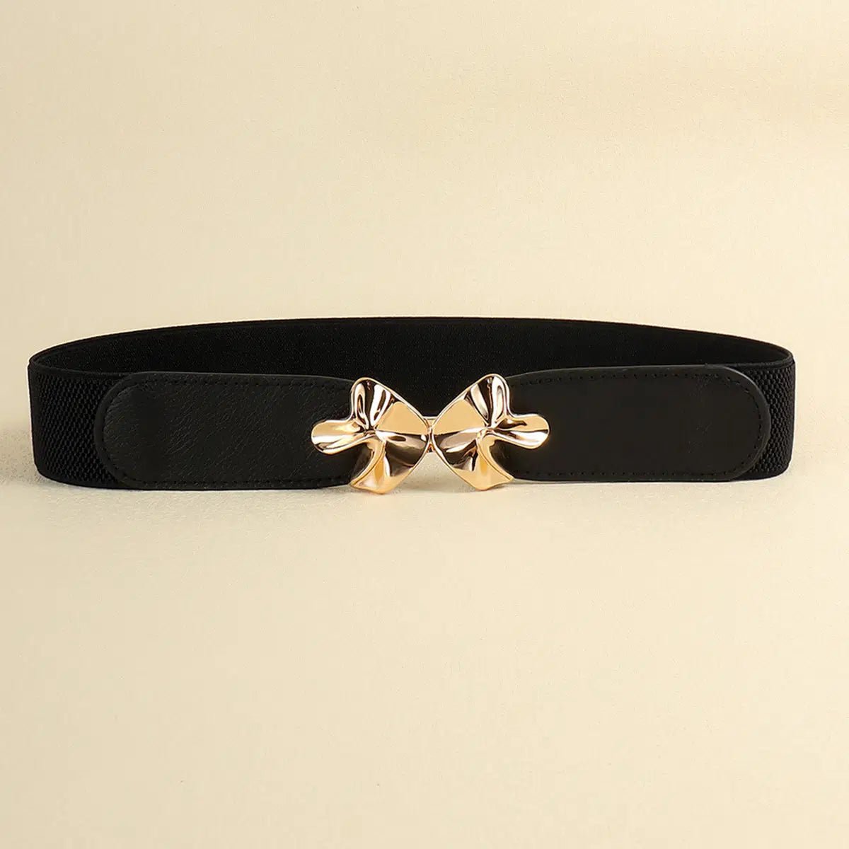 Alloy Buckle Elastic Belt - Lustreve