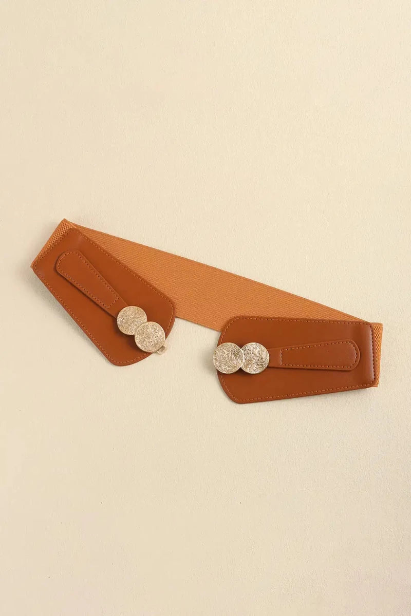 Alloy Buckle Elastic Belt - Lustreve