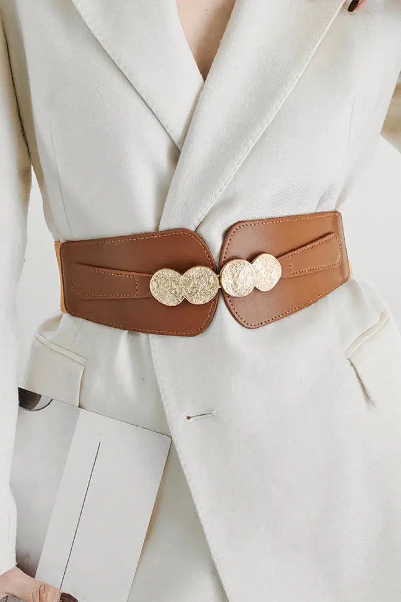 Alloy Buckle Elastic Belt - Lustreve