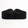 Alloy Buckle Elastic PU Belt - Lustreve