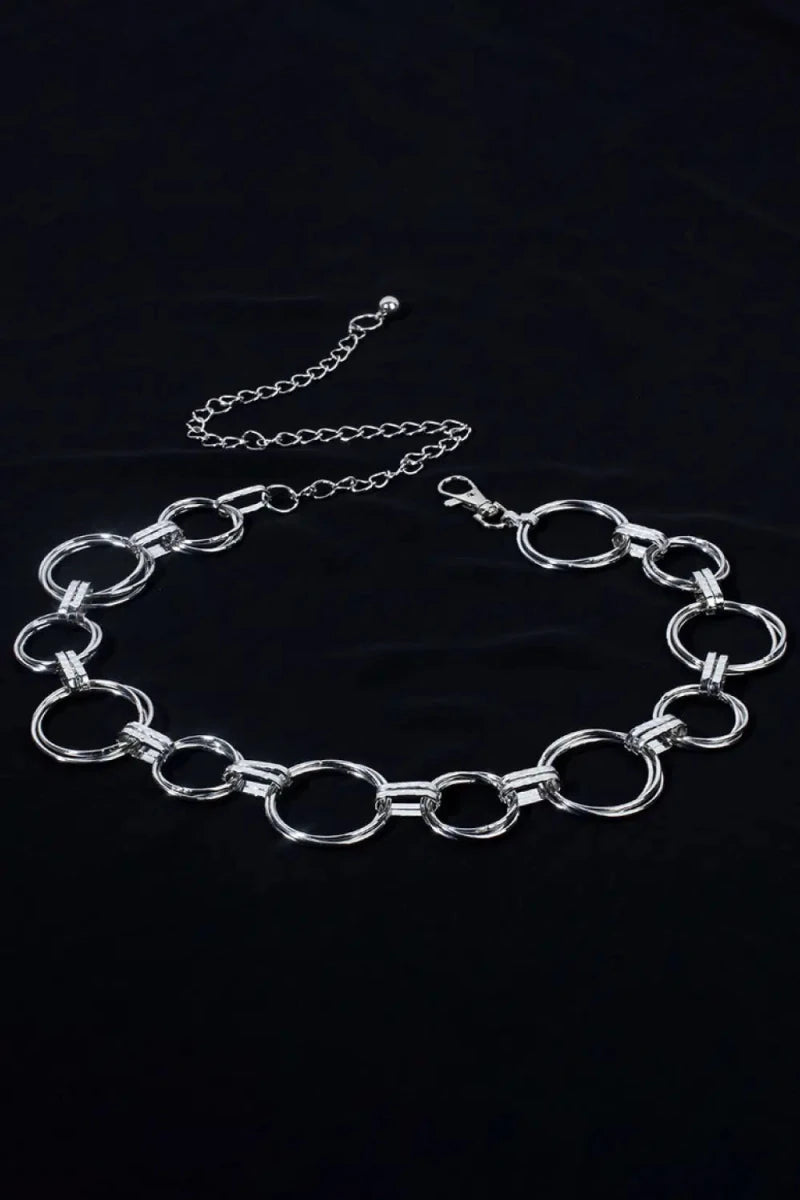 Alloy Chain Circle Shape Belt - Lustreve