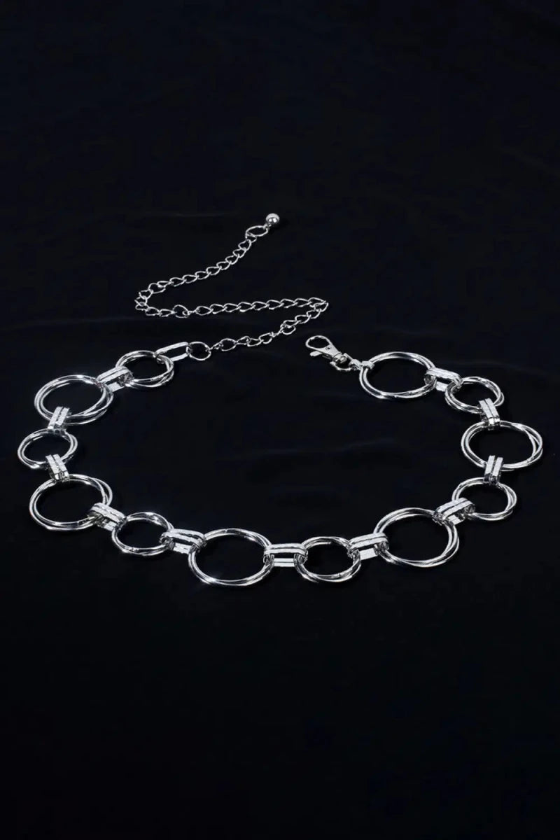 Alloy Chain Circle Shape Belt - Lustreve