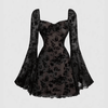 Anastasia Fleur Lace Sleeve Mini Dress - Lustreve