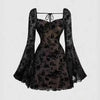 Anastasia Fleur Lace Sleeve Mini Dress - Lustreve