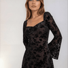 Anastasia Fleur Lace Sleeve Mini Dress - Lustreve