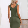 Aurelia Scoop Neck Sleeveless Bodycon Dress - Lustreve