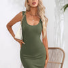 Aurelia Scoop Neck Sleeveless Bodycon Dress - Lustreve