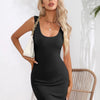 Aurelia Scoop Neck Sleeveless Bodycon Dress - Lustreve