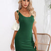 Aurelia Scoop Neck Sleeveless Bodycon Dress - Lustreve