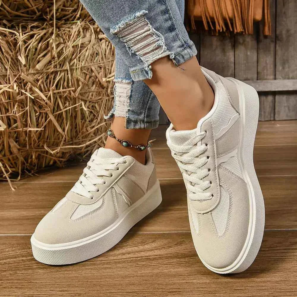 ContrastLace Sneakers"
