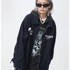 Bossy  Letter Embroidered Bomber Jacket