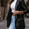 The Business Hour Leather Jacket