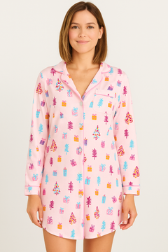 Snowed In With Presents – Holly Jolly Sleep Shirt