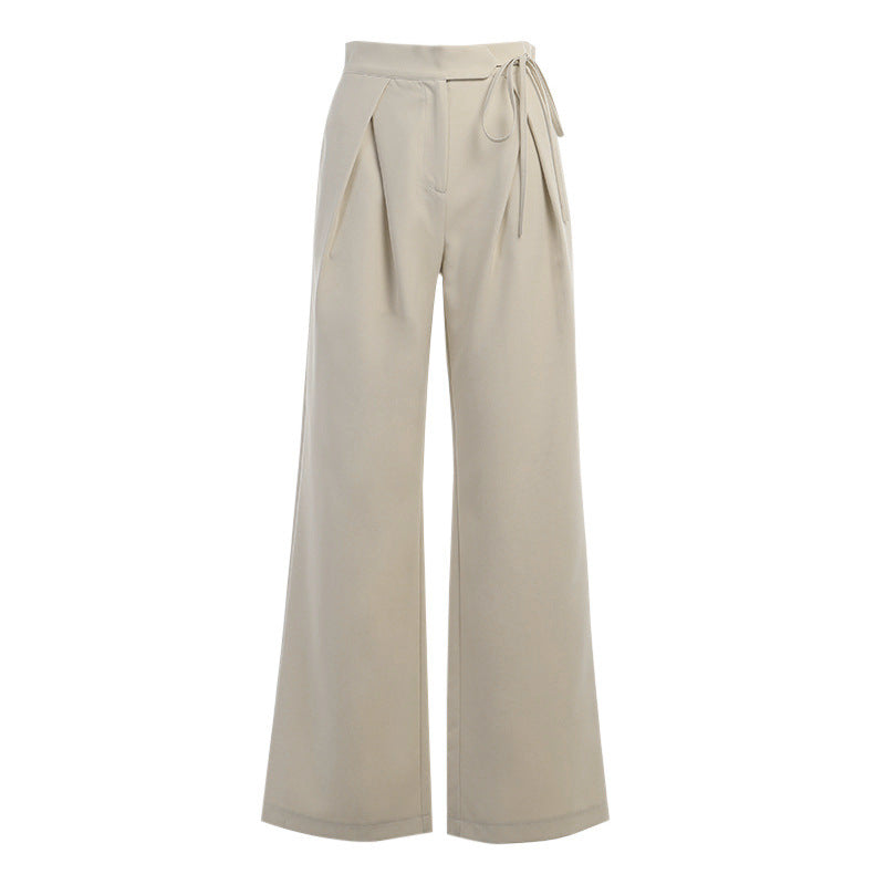 Wide Leg Twill Pants
