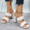Square Heat Heels