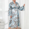 Late Night Bloom Luxe Floral Robe - Curve