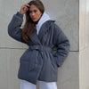 Winter Lapel Waisted  Overcoat
