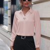 Boardroom Bliss Satin-Feel Blouse