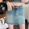 Pretty Casual   Denim Mini Skirt