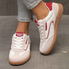 Lace Up Round Toe Sneakers