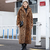 Alexa Faux Fur Leopard Print Coat