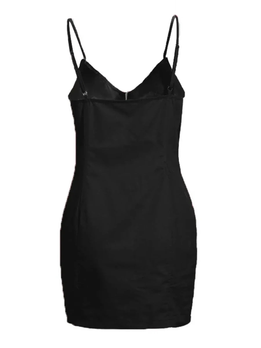 Bad Romance Riley Ring - Zip Mini Dress - Lustreve
