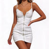 Bad Romance Riley Ring - Zip Mini Dress - Lustreve