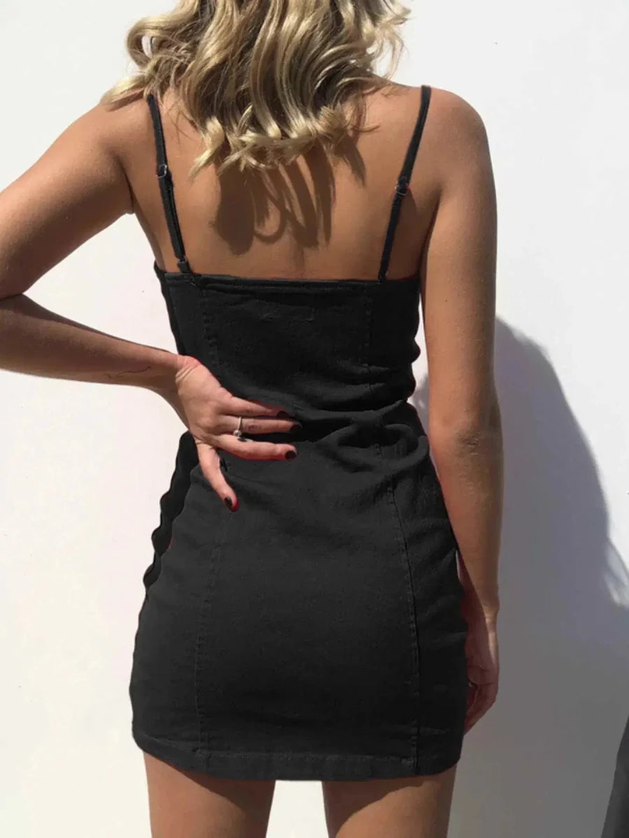 Bad Romance Riley Ring - Zip Mini Dress - Lustreve
