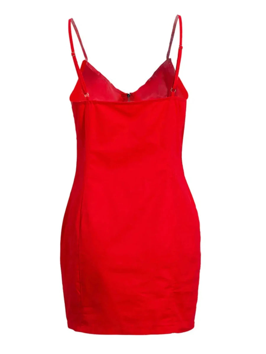 Bad Romance Riley Ring - Zip Mini Dress - Lustreve
